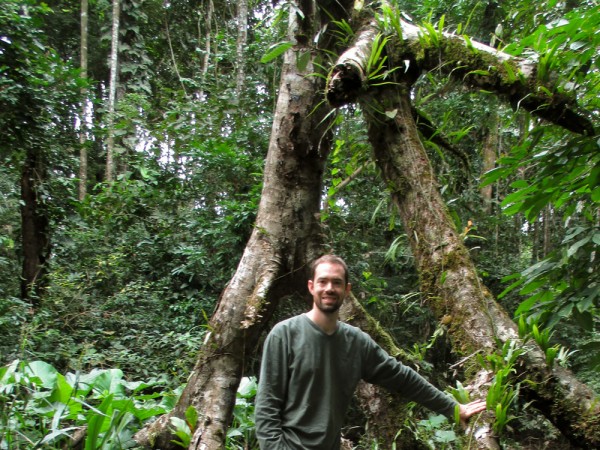 Alexander in the Peruvian Amazon. Photograph courtesy Troy S. Alexander, Tambopa