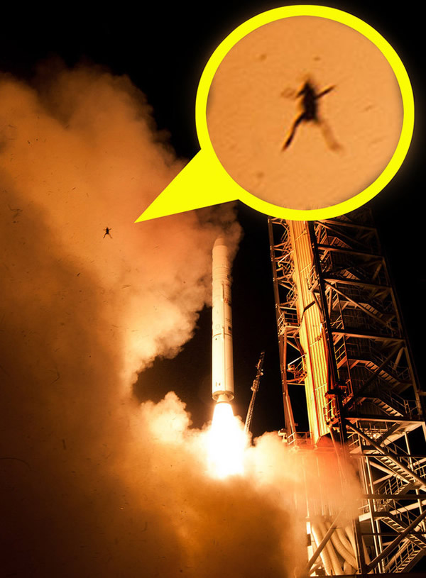 美国NASA的米诺陶五号火箭发射升空吹飞小青蛙