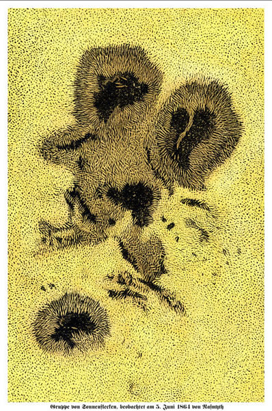 �ڶ�̫�����ӵĹ۲��У�ҵ������ѧ�����˺���Ҫ�����ã�����ղķ˹•��ʷ��˹�����ճ�����֮��Ͷ�̫�������¼���������ϸ�ļ�¼����ͼ�п��Կ����������в�