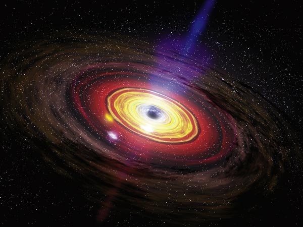 Two million years ago, the supermassive black hole at the center of our galaxy w