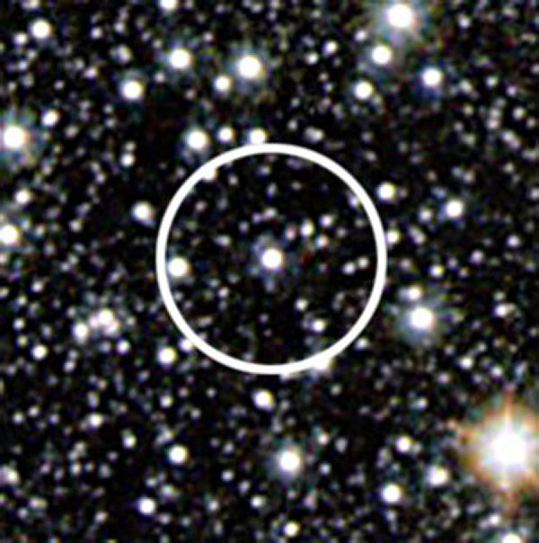 Brown dwarf VVV BD001 located 55 light-years away