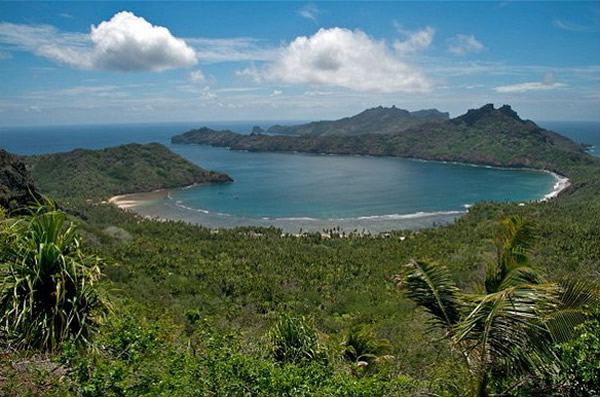 「Nuku Hiva」小岛是个人烟罕至的天堂岛。