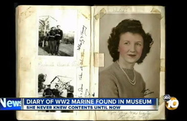 柏林健70年后看到初恋男友的日记本