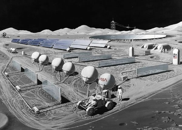 建造月球基地一直以来是科学家的梦想,建造月球望远镜的同时也可以对月球贵重金属、矿物质和液态水开采进行研究