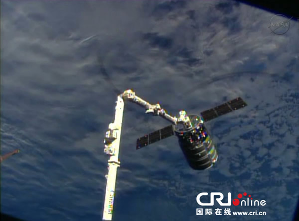 ��Ƶ��ͼ������ʱ��2013��9��29�գ�������֣�NASA����������Ƶ������������ɴ�����ʿռ�վ�Խӡ�