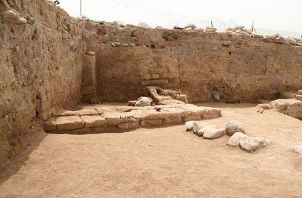 A domestic structure, with at least two rooms, that may date to relatively late