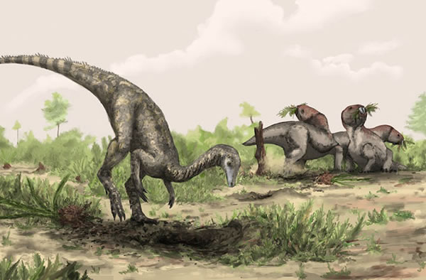 Flowering plants may have been around when the earliest known dinosaurs were aro