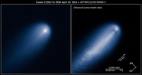艾桑彗星(C/2012 S1(ISON))2014年将给地球带来一场流星雨