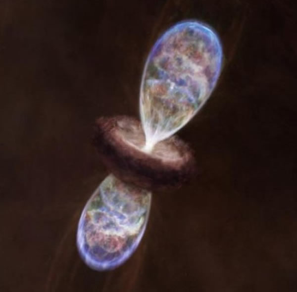 科学家通过ALMA阵列观测到的MM3气体云结构,认为其比典型的原恒星结构大了10倍左右