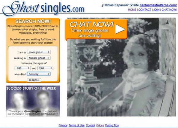供鬼魂约会的网站