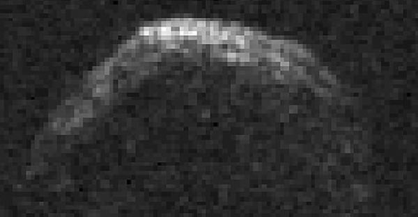 波多黎各的阿雷西博天文台观测到的1950 DA小行星的图像