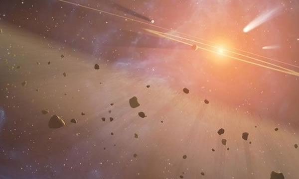 位于木星与火星之间的小行星带可能是太阳系早期生命分子的诞生之地,一种被称为多流体磁流体力学的机制可加热小行星表面,出现温暖潮湿的环境