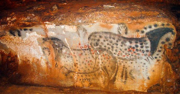 Handprints in ancient cave art most often belonged to women, overturning the dog