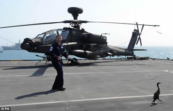 英国皇家海军“光辉号”航空母舰因一只鸬鹚落到飞行甲板上而导致训练推迟