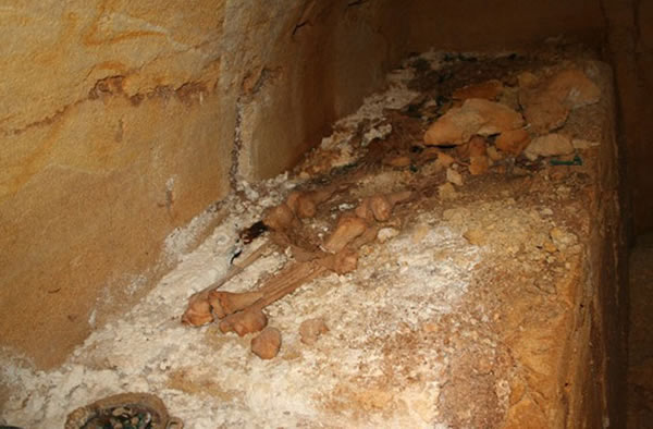 A 2,600-year-old tomb unearthed in Tuscany, thought to hold a warrior prince act