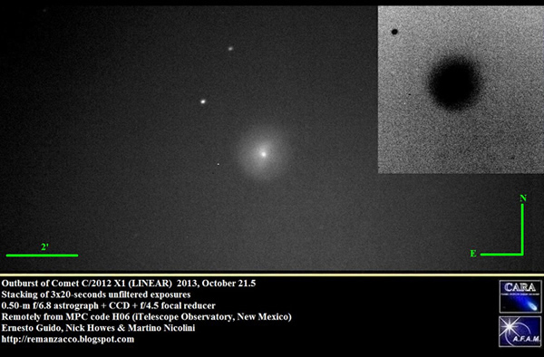 A Comet Explodes -- Is It Doomed?