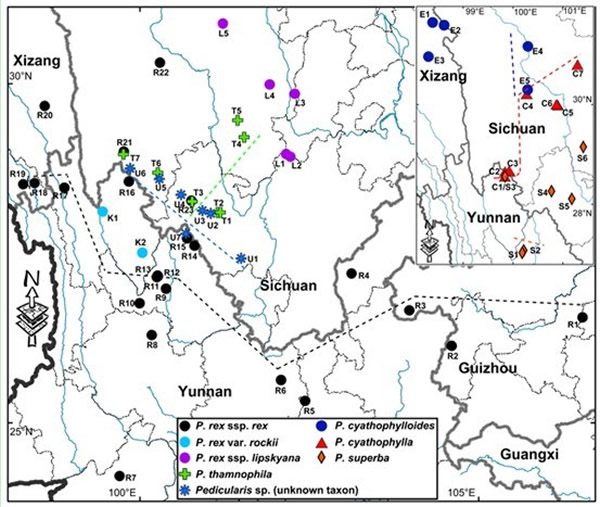 ��Ҷ����Ʒ��Դ�ֲ�ͼ