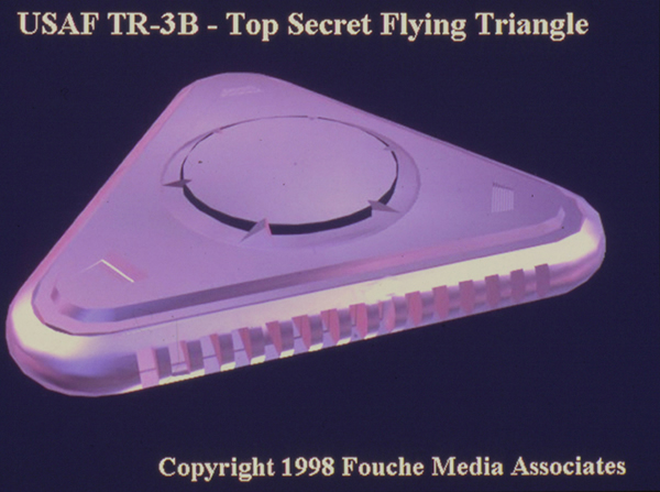 美军的秘密飞行器「TR-3B」