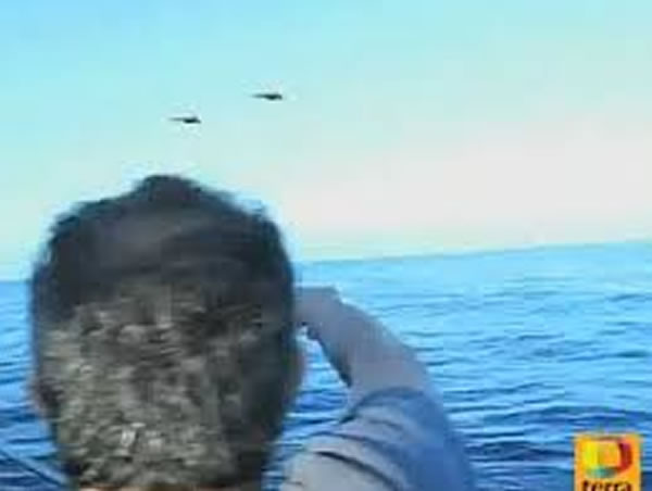 2009年9月西班牙沿海两架战机在追逐一架UFO