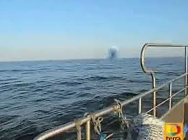 2009年9月西班牙沿海两架战机在追逐一架UFO