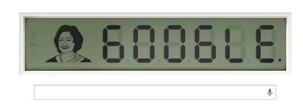 谷歌涂鸦纪念印度数学家戴维