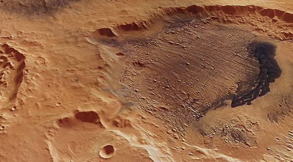 欧洲航天局为庆祝火星快车探测器发射十周年发布火星表面视频