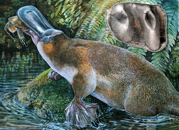 A giant toothed platypus that lived in the middle to late Cenozoic era had power
