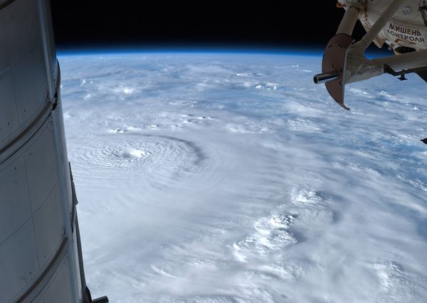 Super typhoons are so powerful they can be seen from space, as seen from this ph