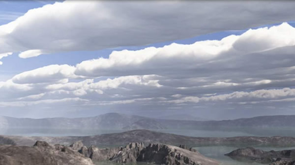 美国宇航局公布40亿年前火星模拟动画视频显示