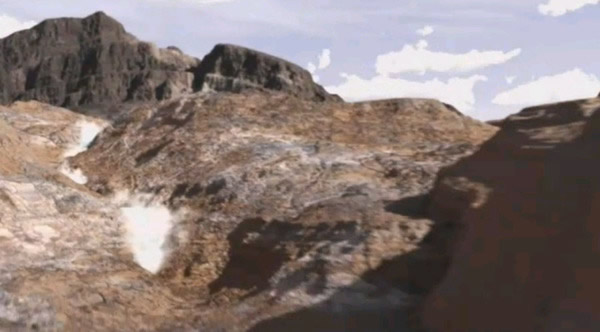 美国宇航局公布40亿年前火星模拟动画视频显示