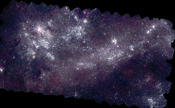 大小麦哲伦星云是最接近银河系的大型天体系统,NASA公布史上最清晰照。