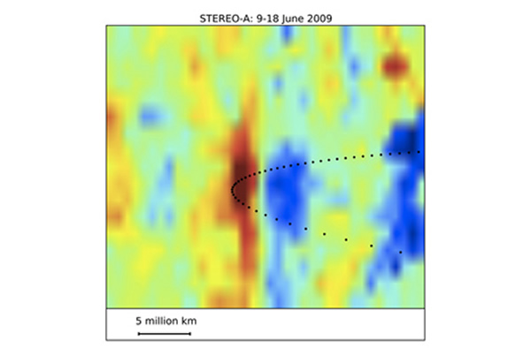 A huge but diffuse ring of dust near the orbit of Venus is revealed in this surf
