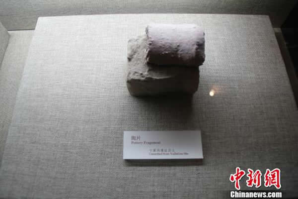 成胜泉在于家沟遗址发现距今约有1.2万年的早期陶片