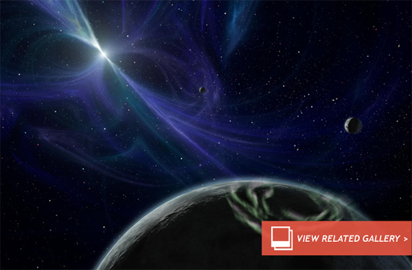 Pulsar Gets the Munchies, Snacks on an Asteroid