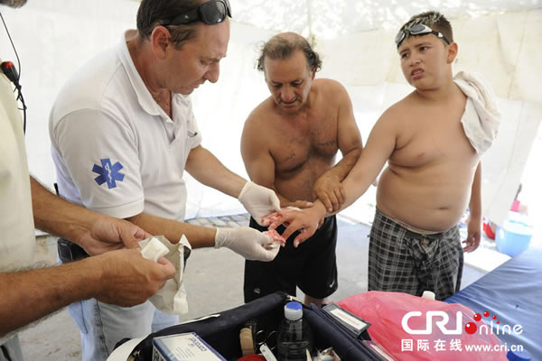 “食人鱼”鲳鱼袭击阿根廷一条河里乘凉的人