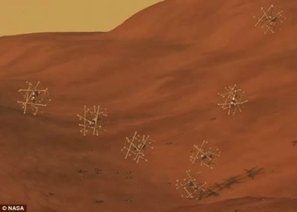 由几十,甚至是数百个可折叠的微小遥控设备(每个的重量仅有几公斤)组成的一个理想团队,在发射时将能轻松放入飞船,到达目的地后也很容易分开和卸货