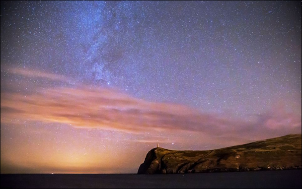 英国马恩岛壮美星空震撼人心