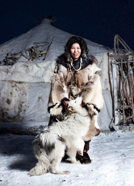 俄罗斯北部楚科特苔原区域一支原住游牧民部落