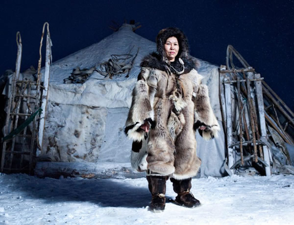 俄罗斯北部楚科特苔原区域一支原住游牧民部落