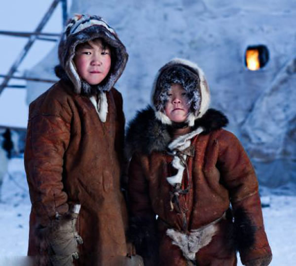 俄罗斯北部楚科特苔原区域一支原住游牧民部落