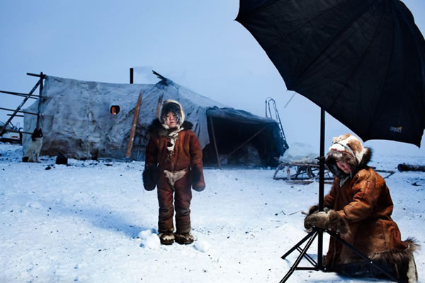 俄罗斯北部楚科特苔原区域一支原住游牧民部落