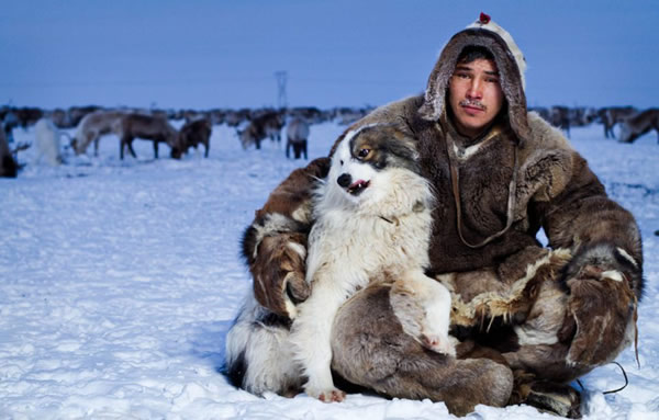 俄罗斯北部楚科特苔原区域一支原住游牧民部落