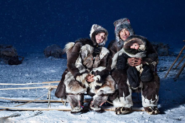 俄罗斯北部楚科特苔原区域一支原住游牧民部落