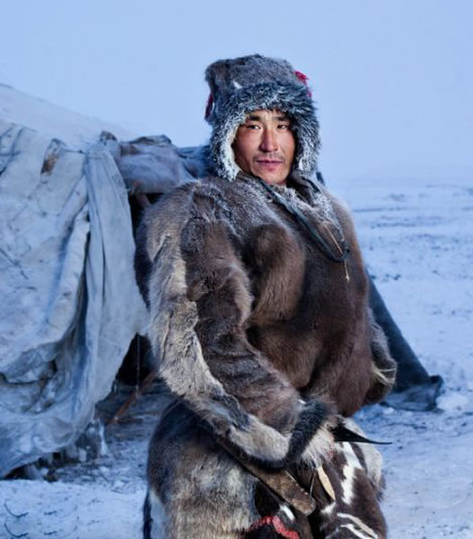 俄罗斯北部楚科特苔原区域一支原住游牧民部落