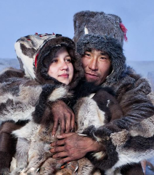 俄罗斯北部楚科特苔原区域一支原住游牧民部落