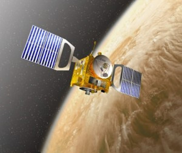 Venus Express orbits at altitudes ranging from 185 to 66,000 km. (ESA)