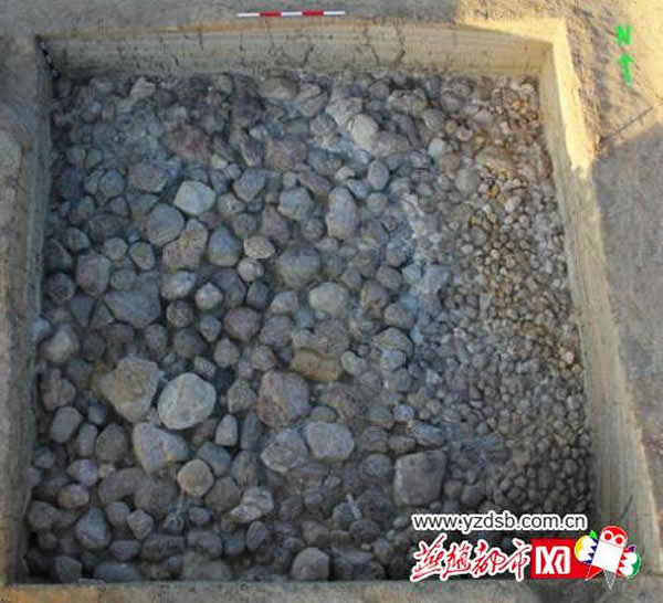 照坡遗址砾石面