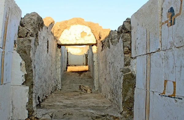 This is the tomb that contained the remains of Woseribre Senebkay.