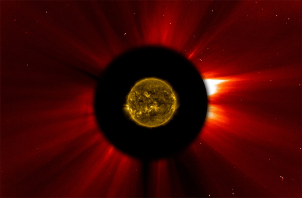 The extended solar corona and embedded solar wind as seen by the NASA/ESA Solar
