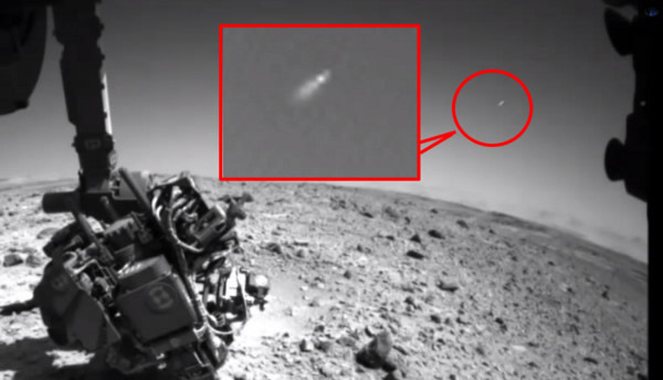 好奇号在火星拍到UFO？